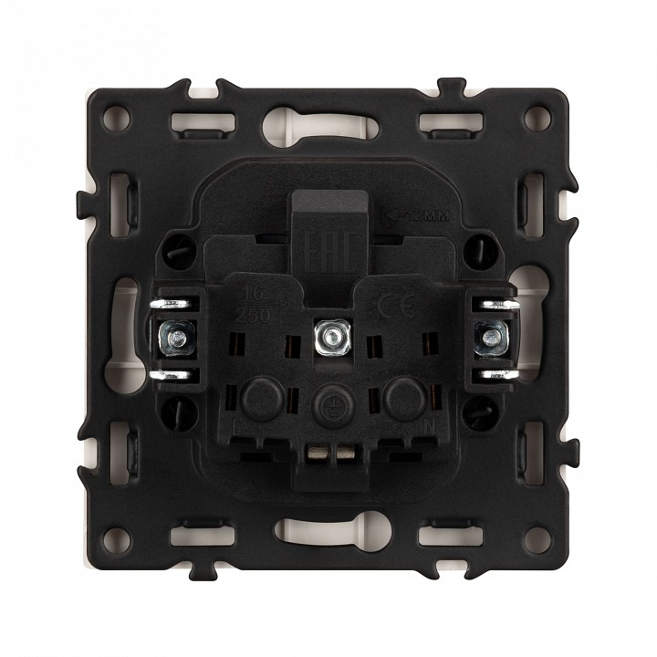 Розетка с заземлением, Без рамки arlight sct-nobe 059452
