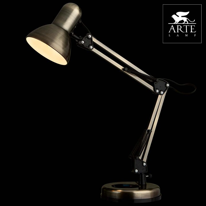 Настольная лампа офисная arte lamp junior a1330lt-1ab