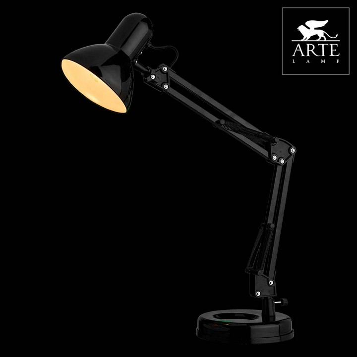 Настольная лампа офисная arte lamp junior a1330lt-1bk