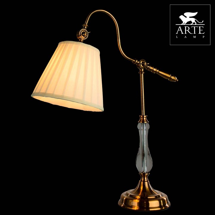 Настольная лампа декоративная arte lamp seville a1509lt-1pb