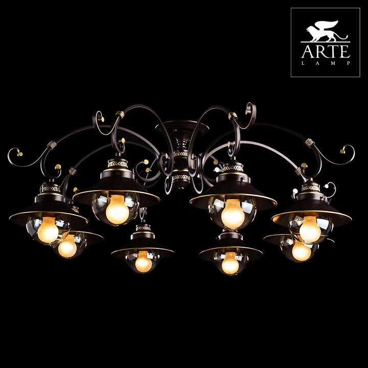 Потолочная люстра arte lamp grazioso a4577pl-8ck