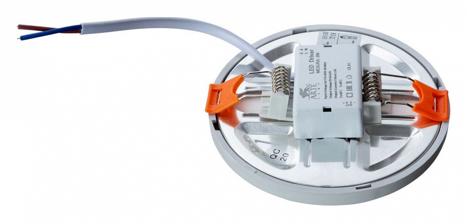 Встраиваемый светильник arte lamp mesura a7972pl-1wh