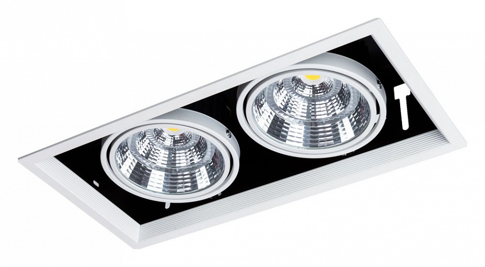 Встраиваемый светильник arte lamp merga a8450pl-2wh