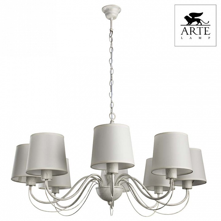 Подвесная люстра arte lamp orlean a9310lm-8wg