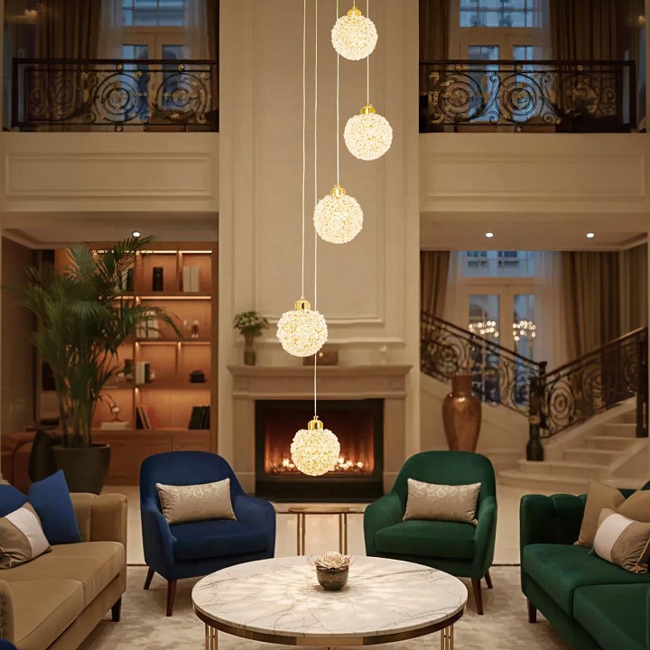 Подвесная люстра citilux cloudy cl323052