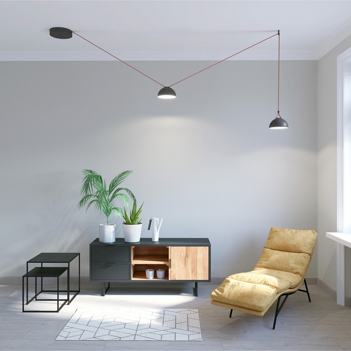 Накладной светильник denkirs belty flow dk5561-bk