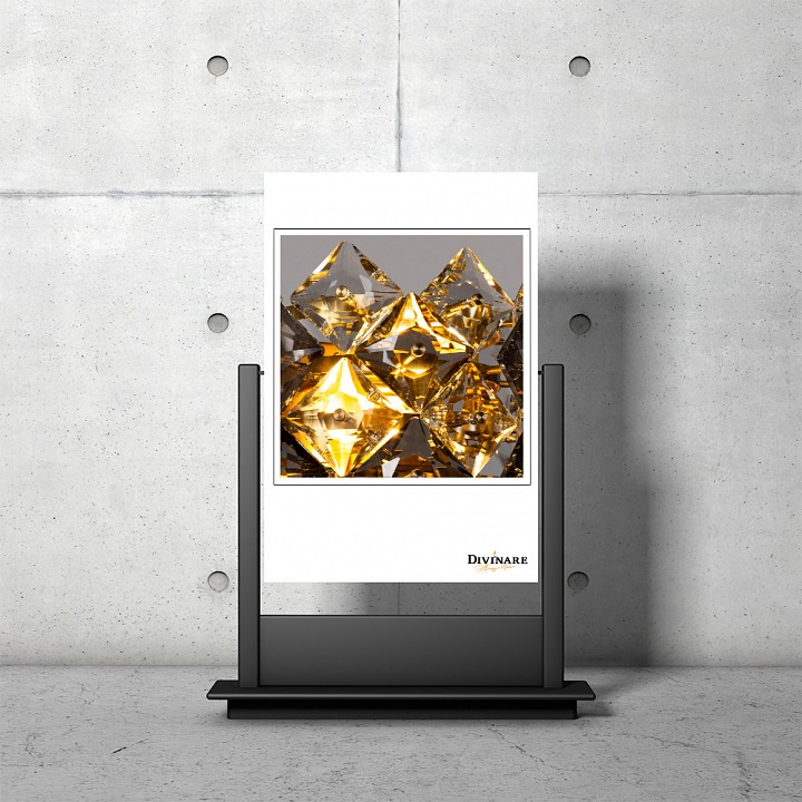 Накладной светильник divinare rosalinda 7204/17 ap-2