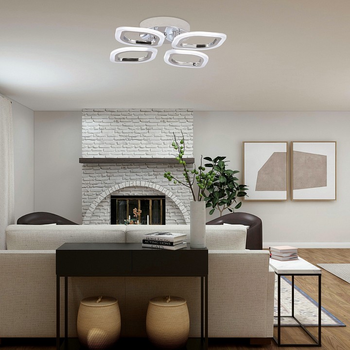 Люстра на штанге escada  10222/4led chrome