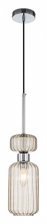 Подвесной светильник escada gloss 1141/1s chrome/beige