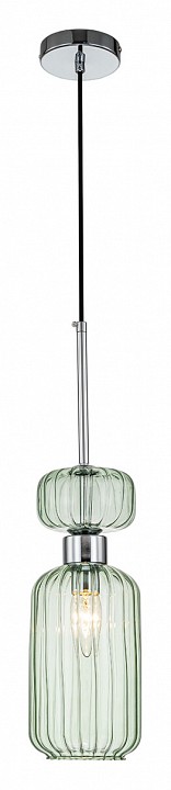 Подвесной светильник escada gloss 1141/1s chrome/green