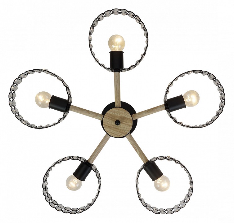 Люстра на штанге escada banjo 679/5p black