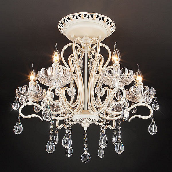 Потолочная люстра eurosvet etna 12205/6 белый strotskis