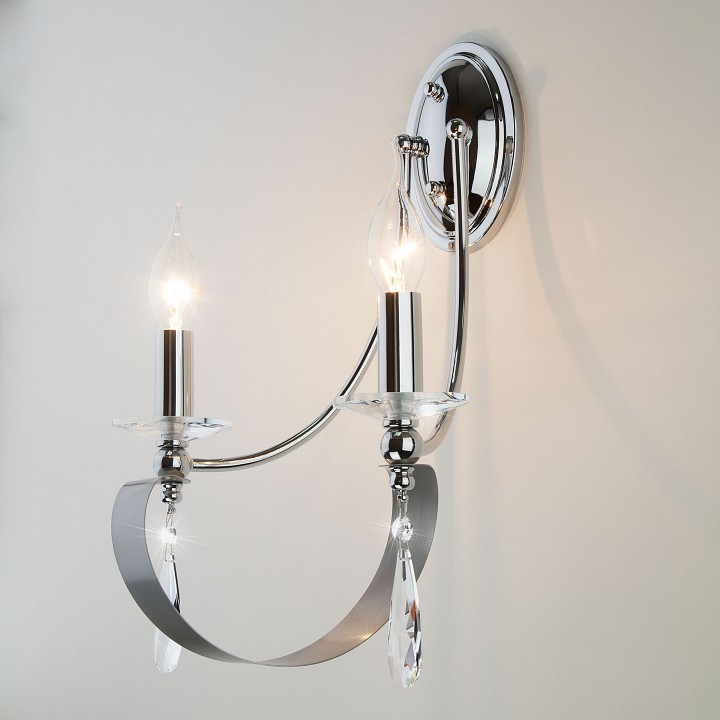 Бра eurosvet adelia 60064/2 хром