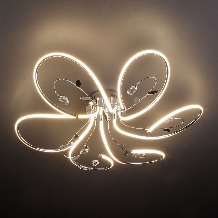 Потолочная люстра eurosvet venzel 90082/6 хром