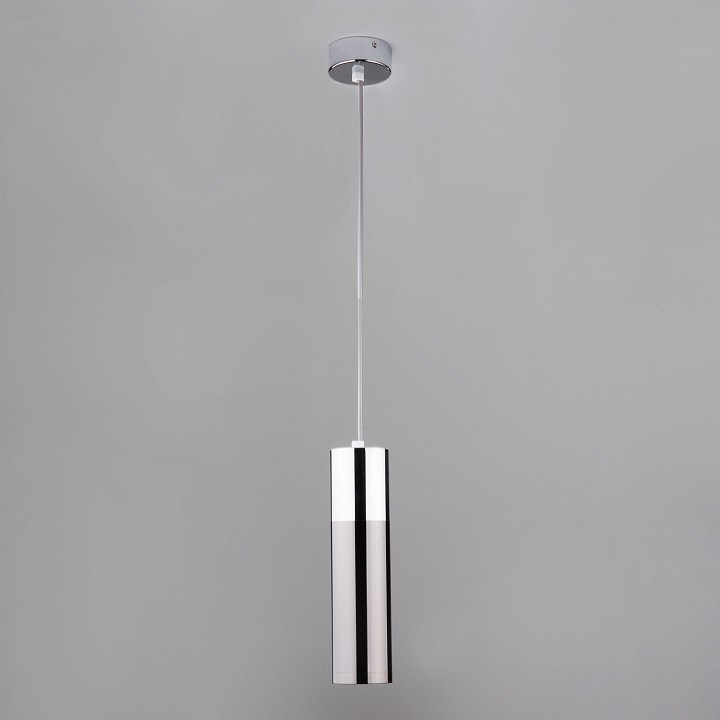 Подвесной светильник eurosvet double topper 50135/1 led хром/черный жемчуг