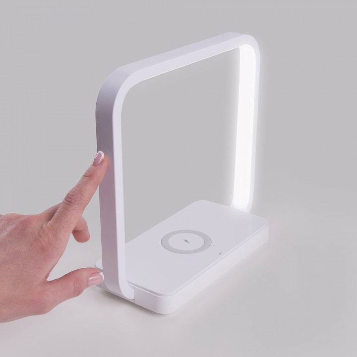 Настольная лампа декоративная eurosvet frame 80502/1 белый