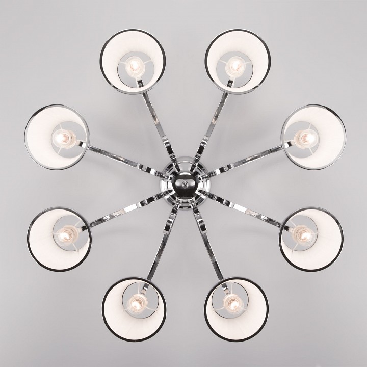 Потолочная люстра eurosvet tessa 60088/8 хром