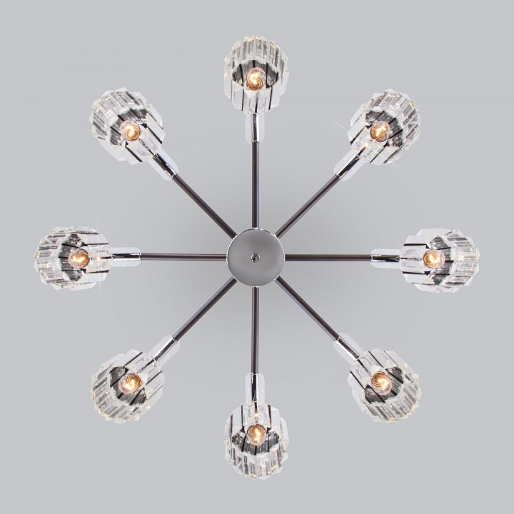 Люстра на штанге eurosvet tenia 70090/8 графит