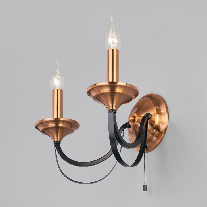 Бра eurosvet lazzaro 60098/2 черный