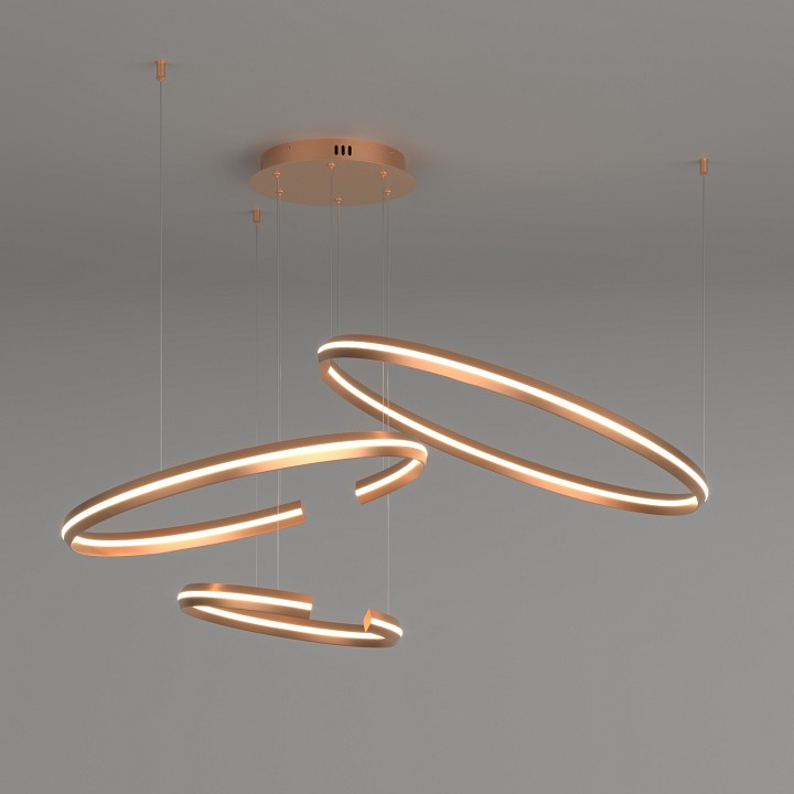 Подвесной светильник eurosvet gap 90180/3 золото