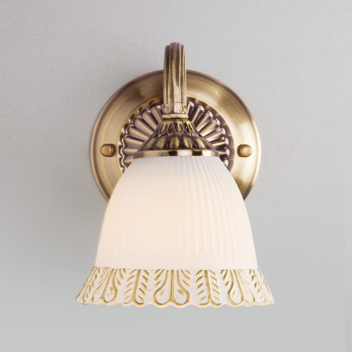 Бра eurosvet campina 60107/1 античная бронза