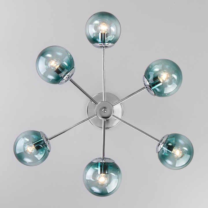 Люстра на штанге eurosvet ascot 30166/6 хром