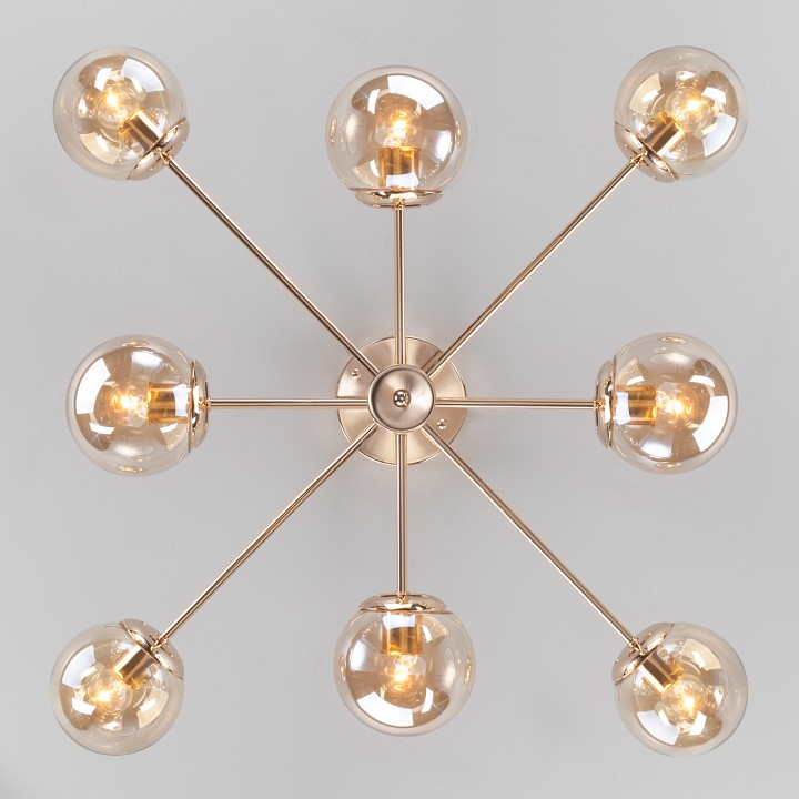 Люстра на штанге eurosvet ascot 30166/8 золото