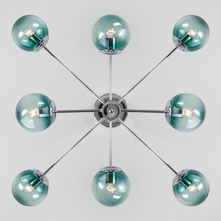 Люстра на штанге eurosvet ascot 30166/8 хром