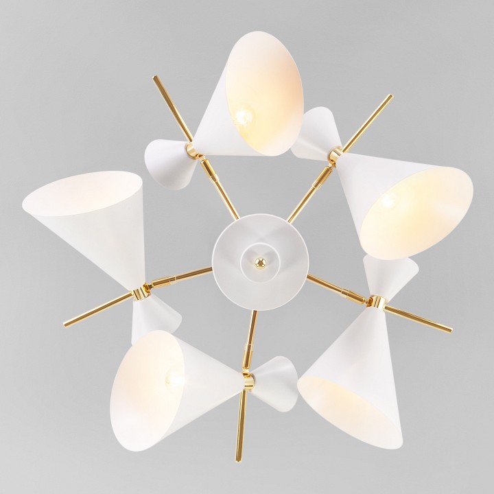 Потолочная люстра eurosvet apart 70114/5 белый