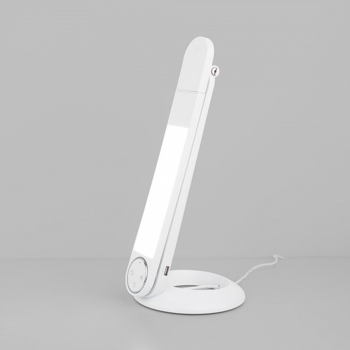 Настольная лампа офисная eurosvet action 80428/1 белый