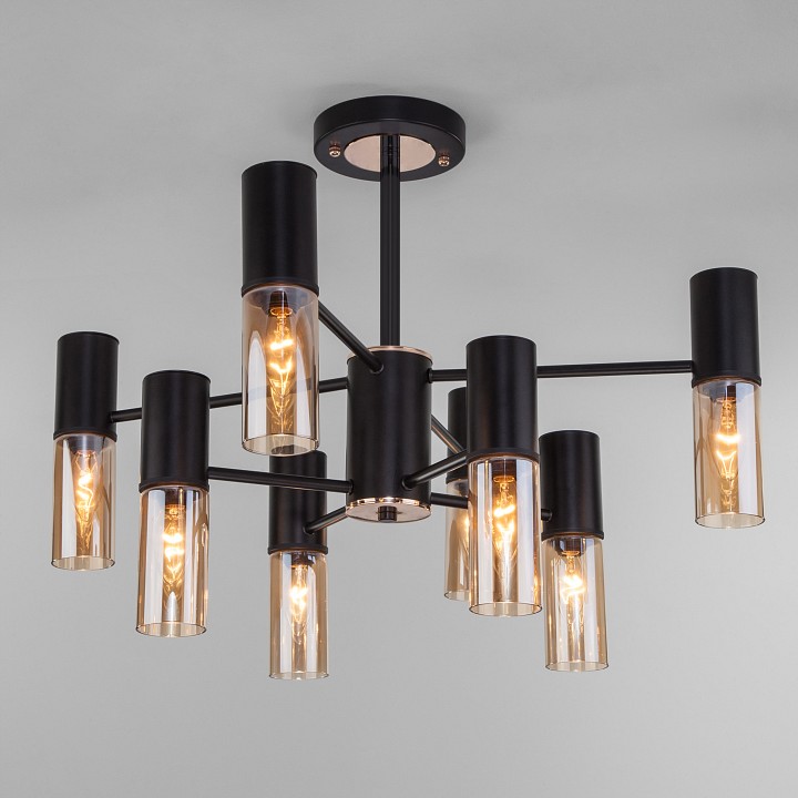 Люстра на штанге eurosvet tesoro 70125/8 черный