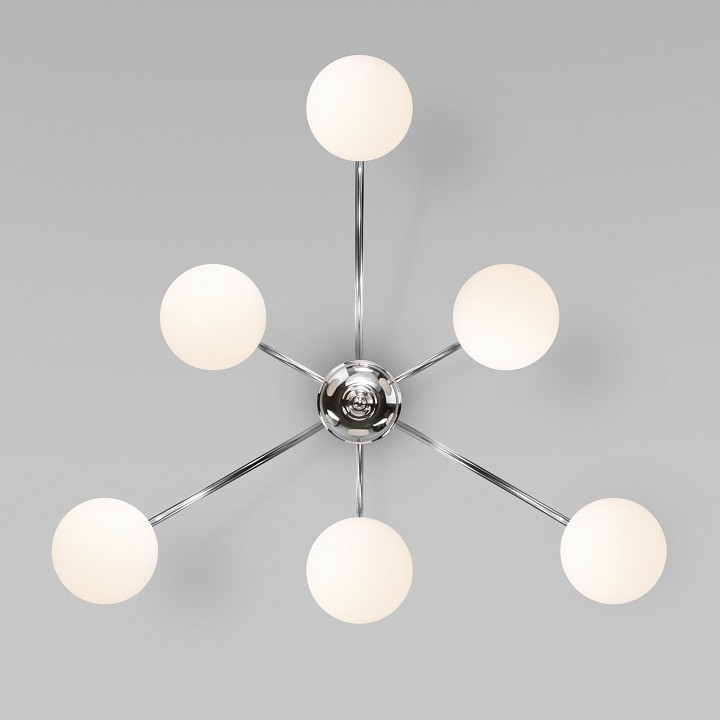 Люстра на штанге eurosvet alix 30177/6 хром