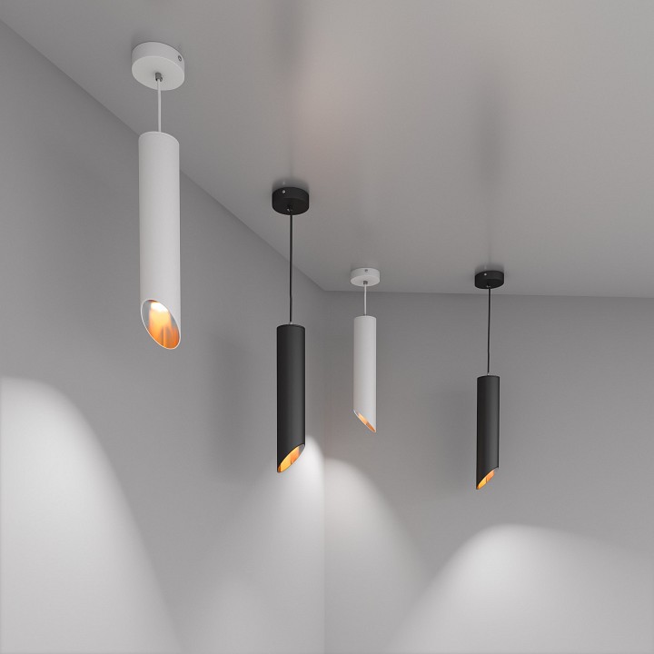 Подвесной светильник eurosvet 7011, 7005 7011 mr16 bk/gd черный/золото