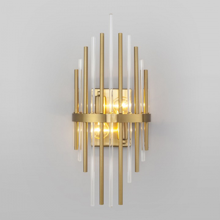 Накладной светильник bogate's allure 356/2 латунь