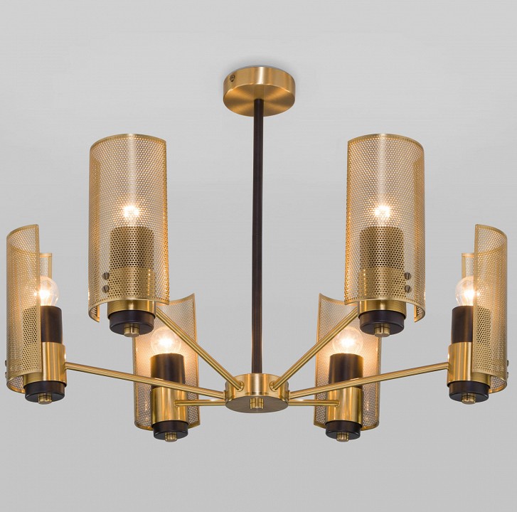 Люстра на штанге eurosvet grino 70139/6 латунь