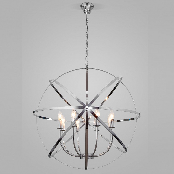 Подвесная люстра eurosvet santi 60139/8 хром