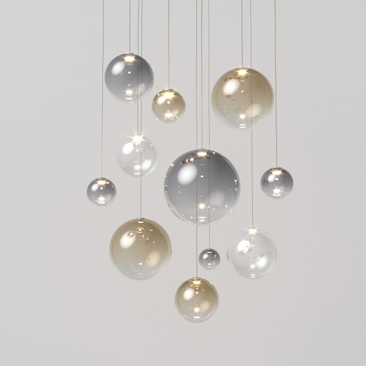 Подвесной светильник eurosvet wonder 50231/1 led дымчатый