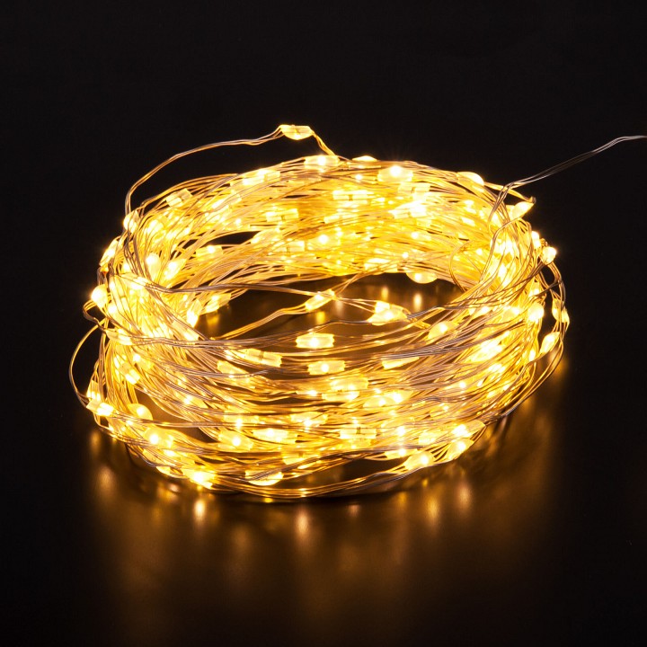 Гирлянда супернить eurosvet 400-009 400-009 теплый белый 10 м ip20