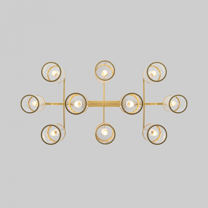 Люстра на штанге eurosvet inari 60144/10 золото
