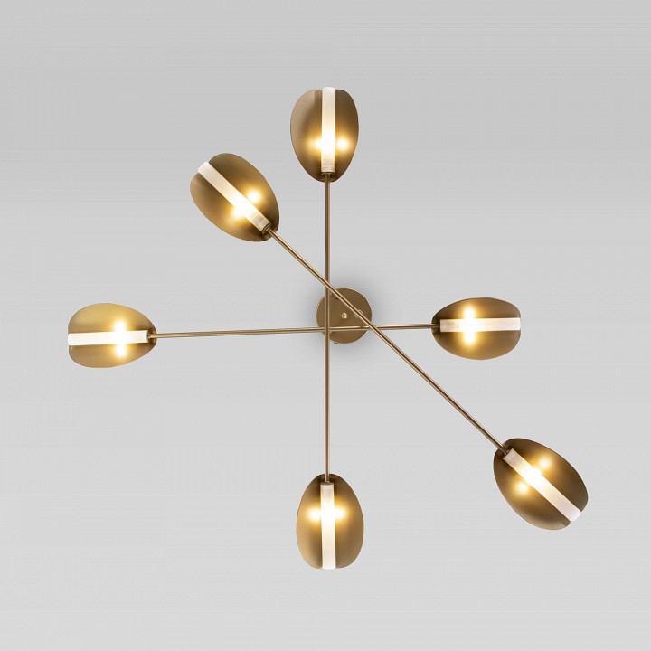 Потолочная люстра eurosvet grazia 70148/6 золото