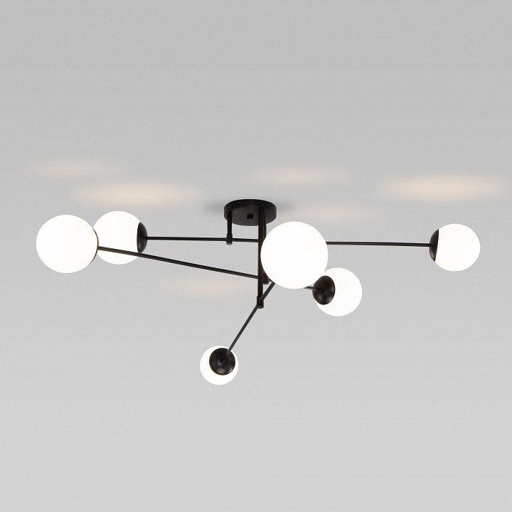 Потолочная люстра eurosvet netz 30181/6 черный