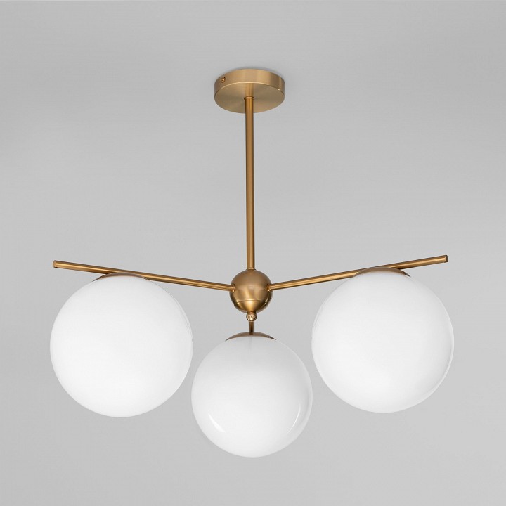 Люстра на штанге eurosvet marbella 60147/3 латунь