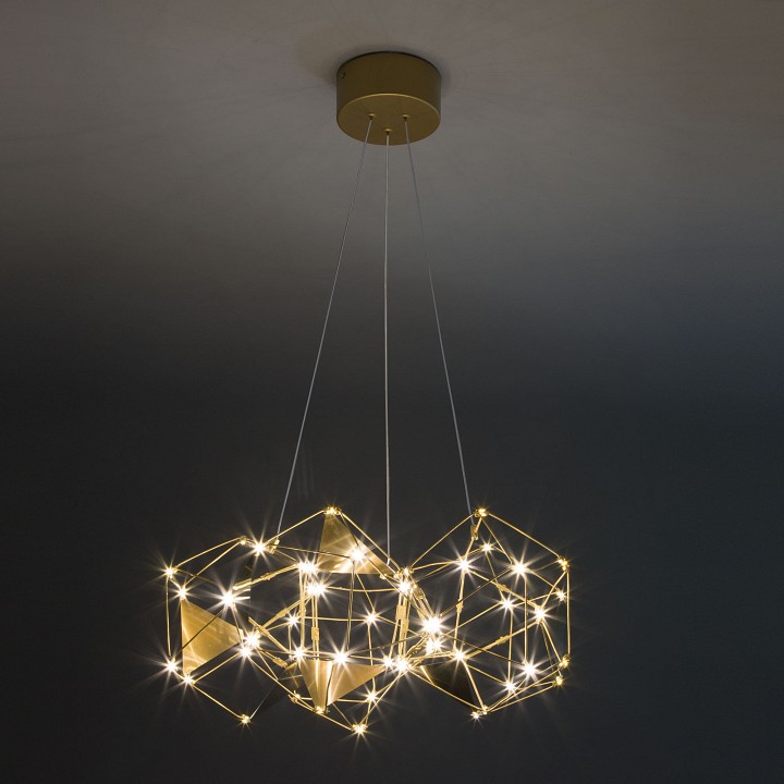 Подвесная люстра eurosvet uma 90369/5 медь