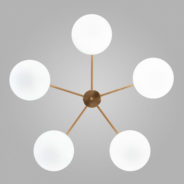 Люстра на штанге eurosvet like 30190/5 латунь