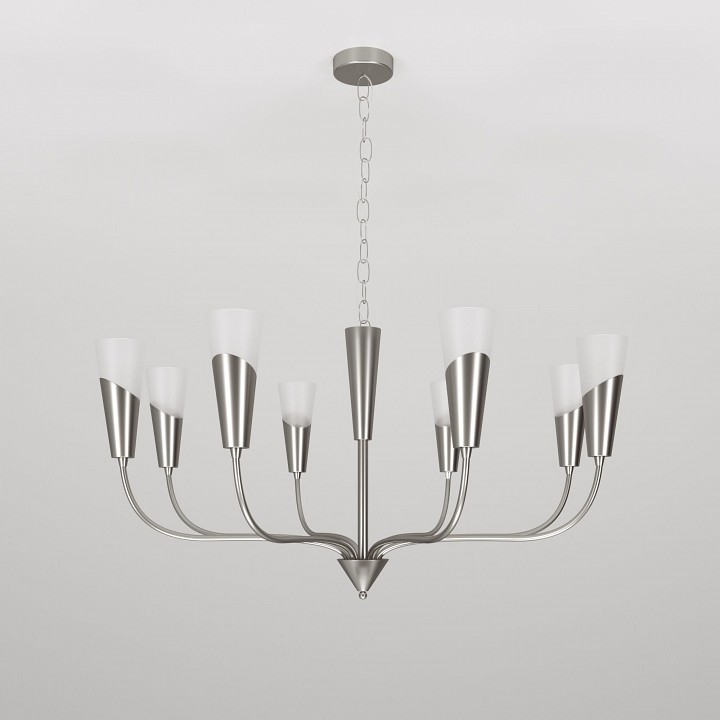 Подвесная люстра eurosvet rhyton 60167/8 никель