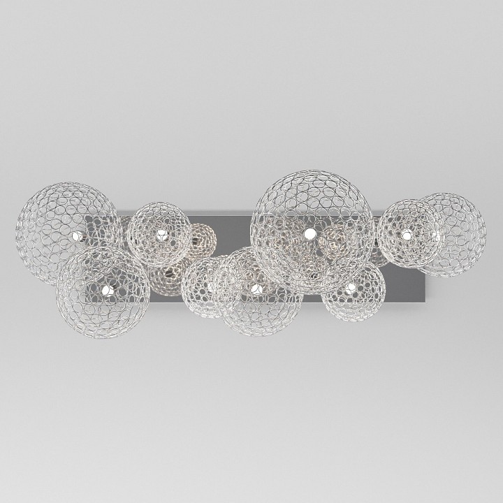 Подвесной светильник eurosvet gemini 90353/9 хром