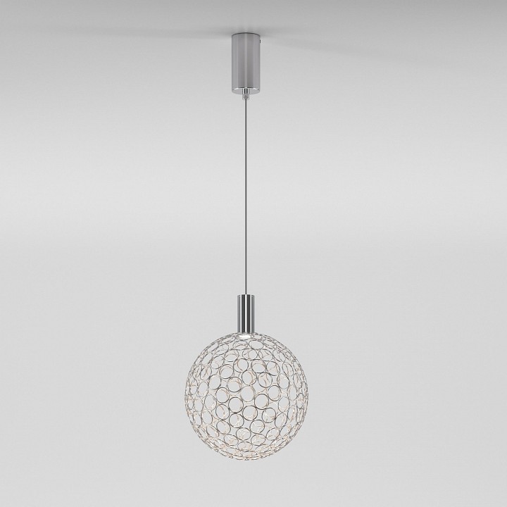 Подвесной светильник eurosvet gemini 90353/1 хром