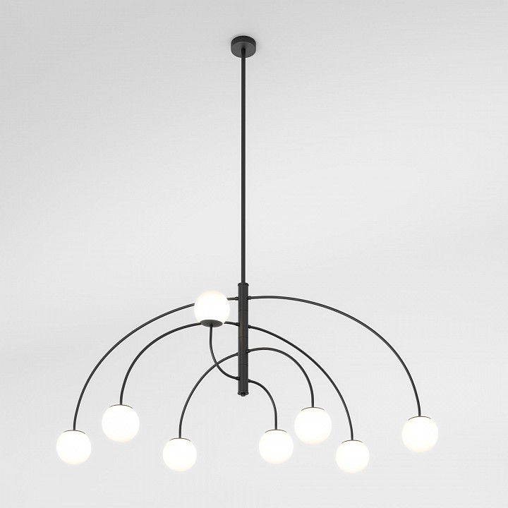 Люстра на штанге eurosvet cenacolo 30179/8 черный