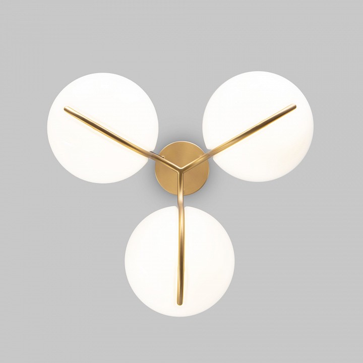 Подвесная люстра eurosvet emisfero 50083/3 led золото