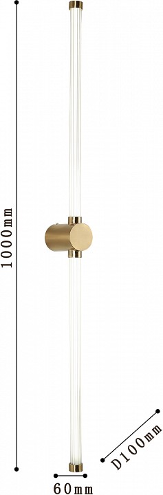 Бра favourite lignum 3057-3w